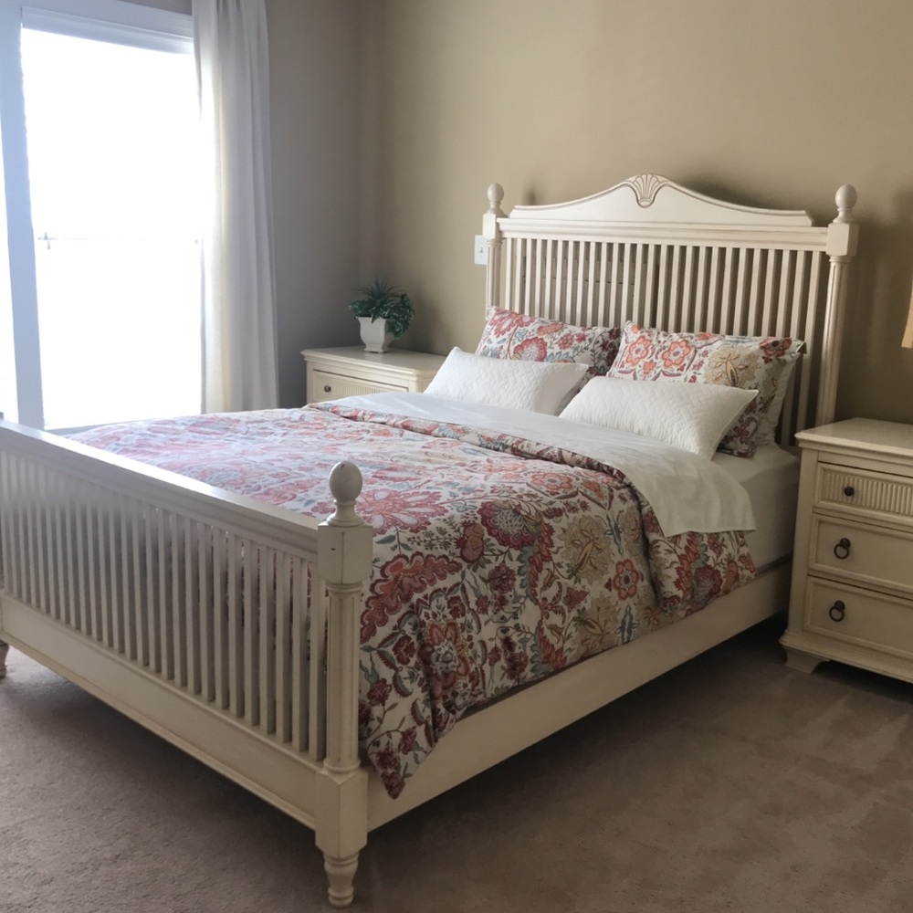 Pottery Barn Multicolor Floral Duvet Cover